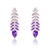 Picture of Distinctive Purple Big Dangle Earrings As a Gift