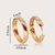 Picture of Impressive Copper or Brass Delicate Huggie Earrings with Beautiful Craftmanship