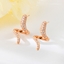 Show details for Ladies Copper or Brass Cubic Zirconia Stud Earrings