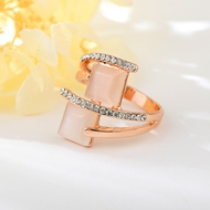 Show details for Unusual Medium Rose Gold Plated Fashion Ring Show details for Unusual Medium Rose Gold Plated Fashion Ring