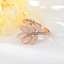 Show details for Leaf Zinc Alloy Fashion Ring at Factory Price