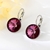 Picture of 14 mm swarovski element crystal satellite diamond earrings