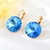 Picture of 18 mm Swarovski Element Crystal Satellite Diamond Earrings