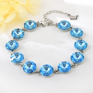 Show details for Zinc Alloy Blue Fashion Bracelet in Flattering Style Show details for Zinc Alloy Blue Fashion Bracelet in Flattering Style