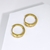 Picture of Star Gold Plated Huggie Earrings with Fast Delivery