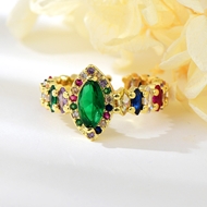 Show details for Delicate Gold Plated Adjustable Ring with Low MOQ Show details for Delicate Gold Plated Adjustable Ring with Low MOQ