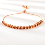 Picture of Low Cost Rose Gold Plated 925 Sterling Silver Fashion Bracelet with Low Cost