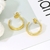 Picture of New Season Gold Plated Big Big Hoop Earrings with SGS/ISO Certification