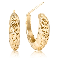 Picture of Shop Copper or Brass Delicate Big Hoop Earrings with Wow Elements