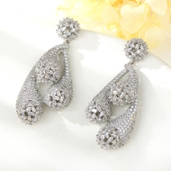 Show details for Purchase Platinum Plated Copper or Brass Dangle Earrings with Fast Delivery Show details for Purchase Platinum Plated Copper or Brass Dangle Earrings with Fast Delivery