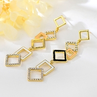 Show details for Most Popular Artificial Crystal White Dangle Earrings