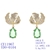 Picture of Charming Green Cubic Zirconia Dangle Earrings As a Gift