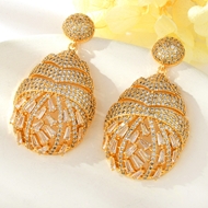 Show details for Hypoallergenic White Gold Plated Dangle Earrings As a Gift Show details for Hypoallergenic White Gold Plated Dangle Earrings As a Gift