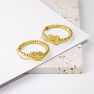 Picture of Fast Selling Gold Plated Delicate Huggie Earrings from Editor Picks