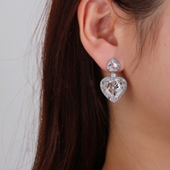 Picture of Pretty Cubic Zirconia Luxury Dangle Earrings