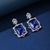 Picture of Staple Big Platinum Plated Dangle Earrings