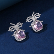 Picture of Luxury Cubic Zirconia Dangle Earrings with Speedy Delivery