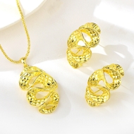 Show details for Dubai Gold Plated 2 Piece Jewelry Set with Beautiful Craftmanship Show details for Dubai Gold Plated 2 Piece Jewelry Set with Beautiful Craftmanship