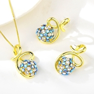 Show details for Dubai Artificial Crystal 2 Piece Jewelry Set with Fast Shipping Show details for Dubai Artificial Crystal 2 Piece Jewelry Set with Fast Shipping
