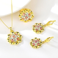 Show details for Need-Now Pink Artificial Crystal 3 Piece Jewelry Set from Editor Picks Show details for Need-Now Pink Artificial Crystal 3 Piece Jewelry Set from Editor Picks