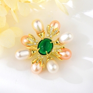 Show details for Affordable Gold Plated Flowers & Plants Brooche As a Gift Show details for Affordable Gold Plated Flowers & Plants Brooche As a Gift