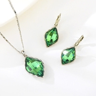 Show details for Affordable Platinum Plated Geometric 2 Piece Jewelry Set From Reliable Factory Show details for Affordable Platinum Plated Geometric 2 Piece Jewelry Set From Reliable Factory