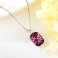 Show details for New Swarovski Element Platinum Plated Pendant Necklace Show details for New Swarovski Element Platinum Plated Pendant Necklace