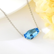 Show details for Copper or Brass Platinum Plated Short Statement Necklace in Flattering Style Show details for Copper or Brass Platinum Plated Short Statement Necklace in Flattering Style