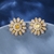 Picture of Copper or Brass Luxury Big Stud Earrings with Unbeatable Quality