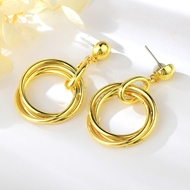 Picture of Irresistible Multi-tone Plated Dubai Dangle Earrings For Your Occasions