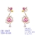 Picture of Reasonably Priced Gold Plated Cubic Zirconia Dangle Earrings with Low Cost