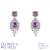 Picture of Popular Cubic Zirconia Luxury Dangle Earrings