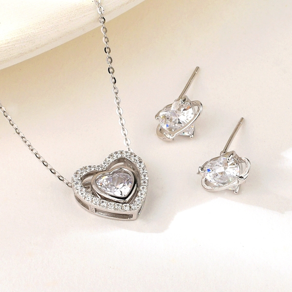 Picture of Luxury Cubic Zirconia 2 Piece Jewelry Set Online Only