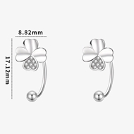 Picture of Cute Flower Small Hoop Earrings with Full Guarantee