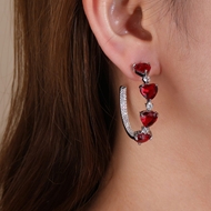 Picture of Luxury Cubic Zirconia Dangle Earrings at Unbeatable Price