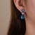 Picture of Recommended Blue Geometric Dangle Earrings with Member Discount