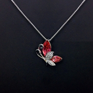 Show details for Charming Red Cubic Zirconia Pendant Necklace As a Gift Show details for Charming Red Cubic Zirconia Pendant Necklace As a Gift