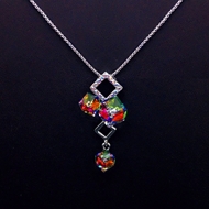 Show details for Holiday Colorful Pendant Necklace with Beautiful Craftmanship Show details for Holiday Colorful Pendant Necklace with Beautiful Craftmanship
