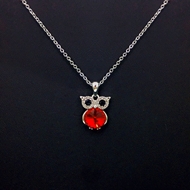 Show details for Popular Cubic Zirconia Owl Pendant Necklace Show details for Popular Cubic Zirconia Owl Pendant Necklace