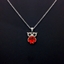 Show details for Popular Cubic Zirconia Owl Pendant Necklace
