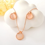 Show details for Recommended Rose Gold Plated Holiday 2 Piece Jewelry Set from Top Designer Show details for Recommended Rose Gold Plated Holiday 2 Piece Jewelry Set from Top Designer