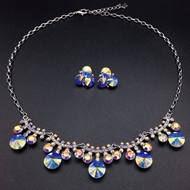 Show details for New Season Colorful Platinum Plated 2 Piece Jewelry Set with Wow Elements Show details for New Season Colorful Platinum Plated 2 Piece Jewelry Set with Wow Elements