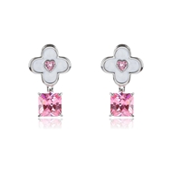 Picture of New Season Pink Luxury Dangle Earrings Factory Direct