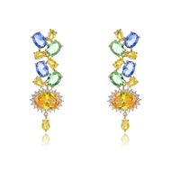 Picture of Good Yellow Irregular Dangle Earrings