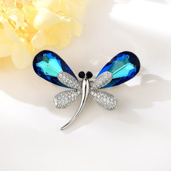 Picture of Irresistible Blue Swarovski Element Brooche Exclusive Online