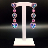 Show details for Designer Platinum Plated Copper or Brass Dangle Earrings with No-Risk Return Show details for Designer Platinum Plated Copper or Brass Dangle Earrings with No-Risk Return