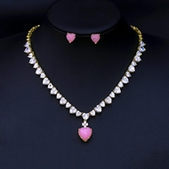 Show details for Trendy Gold Plated Cubic Zirconia 2 Piece Jewelry Set with No-Risk Refund Show details for Trendy Gold Plated Cubic Zirconia 2 Piece Jewelry Set with No-Risk Refund