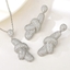 Show details for Copper or Brass Geometric 2 Piece Jewelry Set at Super Low Price