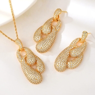 Show details for Famous Irregular Cubic Zirconia 2 Piece Jewelry Set Show details for Famous Irregular Cubic Zirconia 2 Piece Jewelry Set