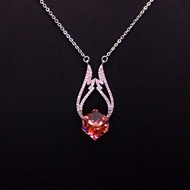Show details for Copper or Brass Swarovski Element Pendant Necklace From Reliable Factory Show details for Copper or Brass Swarovski Element Pendant Necklace From Reliable Factory